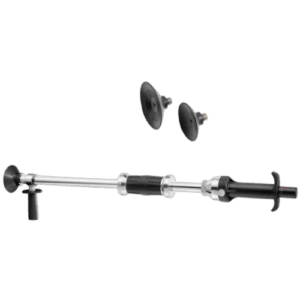 Facom Slide suction puller with manual pump and interchangeable suction cups for automotive repair.