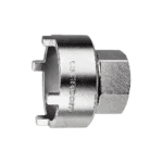 Facom lower ball-joint socket D.138 for automotive repair, made of durable metal with precise threading.