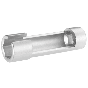 Close-up of a Facom Lambda probe wrench and socket D.146A for automotive diagnostics and repairs.