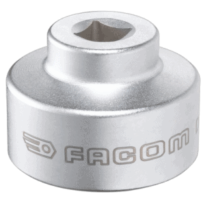 Facom composite cap wrench socket D.163-32 for automotive and mechanical use, featuring durable construction and ergonomic design.
