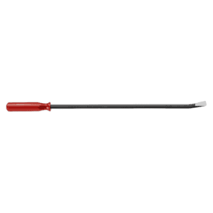 Facom D.3 pry bar with red handle and long black metal shaft for leverage and prying tasks.
