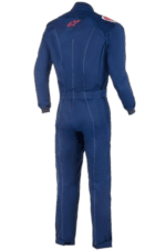 Blue Grand Prix racing suit with Alpinestars logo, designed for motorsport safety and performance.