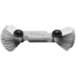 Precision radius gauge with adjustable blades for accurate measurement, ideal for engineering and machining tasks.