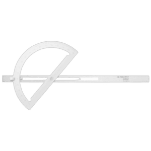 Grand Prix Racewear high capacity bevel protractor for precise angle measurement in engineering and machining.
