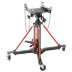 Facom device removal jack with 1000 kg capacity, featuring adjustable height and sturdy tripod base for vehicle maintenance.