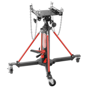 Facom device removal jack with 1000 kg capacity, featuring adjustable height and sturdy tripod base for vehicle maintenance.