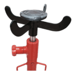 Facom device removal jack with a 500 kg capacity, featuring a sturdy red base and a black lifting mechanism for heavy-duty applications.