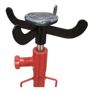 Facom device removal jack with a 500 kg capacity, featuring a sturdy red base and a black lifting mechanism for heavy-duty applications.