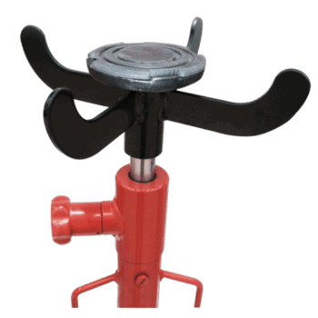 Facom device removal jack with a 500 kg capacity, featuring a sturdy red base and a black lifting mechanism for heavy-duty applications.