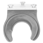 Close-up of a Facom lower fork with a 125-205 mm DLS.500-02HP model, showing detailed metal construction and mounting bolts.