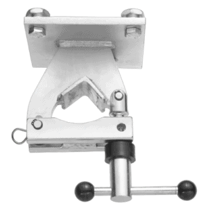 Grand Prix Racewear Facom Vice for lower grip on Mc Pherson strut DLS.500-06HP, precision automotive tool for suspension work.