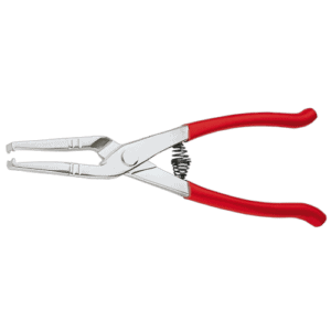 Facom valve stem seal pliers DM.10A with red handles and metal tips for automotive repair.