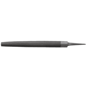 Precision half-round second-cut file for detailed metalwork and finishing tasks, ideal for professional use in automotive and engineering applications.