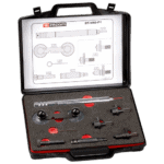 Facom VAG timing kit for petrol engines, including tools and components for engine timing adjustment.
