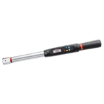 Electronic torque and angle wrench with digital display for precise fastening, suitable for automotive and industrial use.