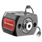 Facom torque calibration sensor E.6000-C400 with adjustable torque setting and USB connection for precision calibration tasks.