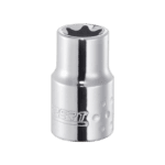 Facom 3/8" Torx Socket E14 E030930 for automotive and mechanical use, chrome finish, compact design.