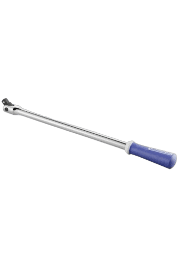 Facom 3/8" Swivel Handle ratchet wrench with blue handle for automotive and mechanical work.