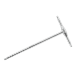 Facom metal T-handle hex key with a long, straight shaft and T-shaped handle for precision tightening and loosening of hex fasteners.