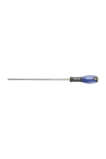 Facom Phillips screwdriver with a blue handle and a long metal shaft, ideal for precision screwdriving tasks.