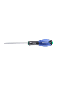 Facom screwdriver T with ergonomic handle and flat blade, ideal for precision tasks and professional use.
