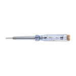Precision screwdriver with transparent handle and metal shaft, ideal for electronics and detailed work.