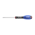 Facom screwdriver parallel with black and red handle and metal shaft, suitable for precision work.
