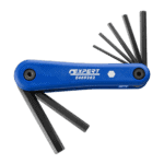 Facom Folding Set Of 7 Hex Keys:2,5->10 Mm E469262