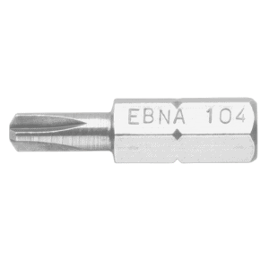 Precision screwdriver bit from Facom EBNA.1 series for BNAE head screws, shown in close-up against a black background.