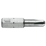 Close-up of a Facom EBNA.2 standard bit for BNAE screws, showing detailed metal construction and precision tip.