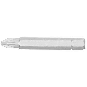 Standard Pozidriv screwdriver bit for precision screwdriving tasks, ideal for use with Facom ED.1 series tools.