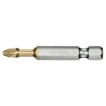 Grand Prix Racewear high-performance titanium bits series 6 for Pozidriv screws ED.633T with gold and silver finish.