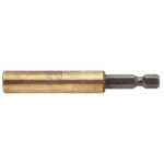 Facom magnetic snap ring bit holder in berilium EF.6P3 with a gold-coloured body and a black magnetic tip for secure fastener holding.