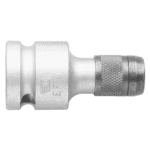 Facom 1/2 drive lock-ring bit holder EF.S for secure socket attachment, durable construction, and professional use.