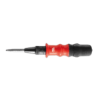 Facom Centre Punch 257.Gpb with red handle and metal tip, ideal for precision marking and punching tasks.