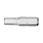 Close-up of a Facom screwdriver bit showing its precision tip and metallic finish, ideal for professional toolkits.