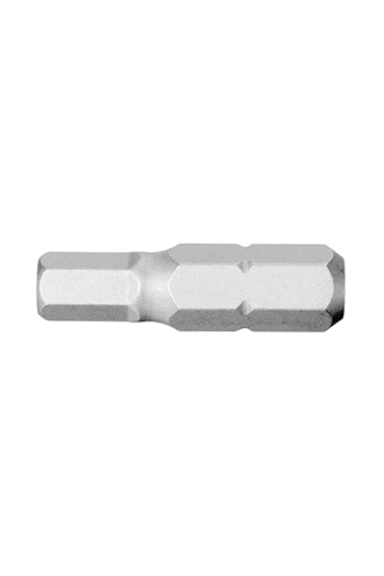 Close-up of a Facom screwdriver bit showing its precision tip and metallic finish, ideal for professional toolkits.