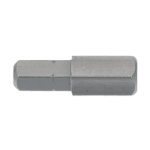 Close-up of a standard hex bit for countersunk screws, part of Facom EH.2 series, made of durable steel.