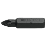 Impact bit for Pozidriv screws from Grand Prix Racewear, black and compact design.