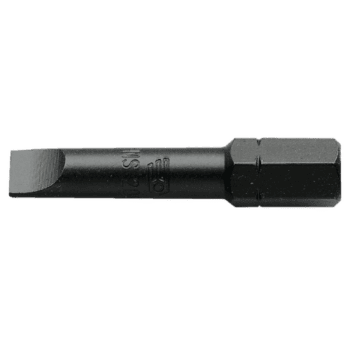 Impact bit for slotted head screws from Facom ENS.2 series, designed for precision and durability in professional tool applications.