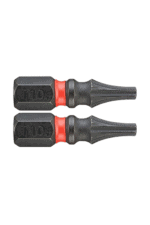 Facom Max Impact T screwdriver bits designed for high torque applications, featuring durable black and red handles for professional use.