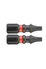 Two black and red screwdriver bits with a textured grip, suitable for precision work in racewear applications.