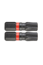 Two T40 screwdriver bits with black and red handles, ideal for precision work in racewear and automotive applications.