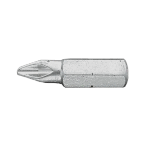 Close-up of a Phillips screwdriver bit for precision screwdriving, suitable for various repair and assembly tasks.
