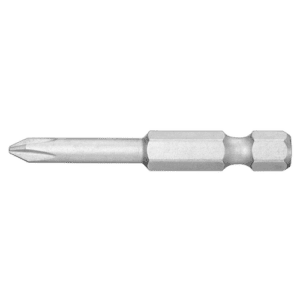 Close-up of a Phillips screwdriver bit from the Grand Prix Racewear collection, showcasing its precision tip and durable construction.