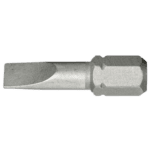Close-up of a standard slotted head screwdriver bit from Facom ES.1 series for precise screw driving tasks.