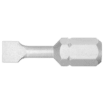 High-performance screwdriver bit from Facom ES.1T series for slotted head screws, shown against a black background.