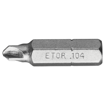 Close-up of a Facom ETOR standard bit for Torq Set head screws, model ETOR.104, used in professional toolsets.