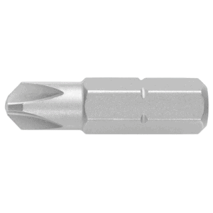 Close-up of a Facom ETOR standard bits series 1 for Torq Set head screws, metallic and precision-engineered.