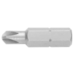 Close-up of a Facom ETORM.2 standard bits series 2 screwdriver bit on a black background.